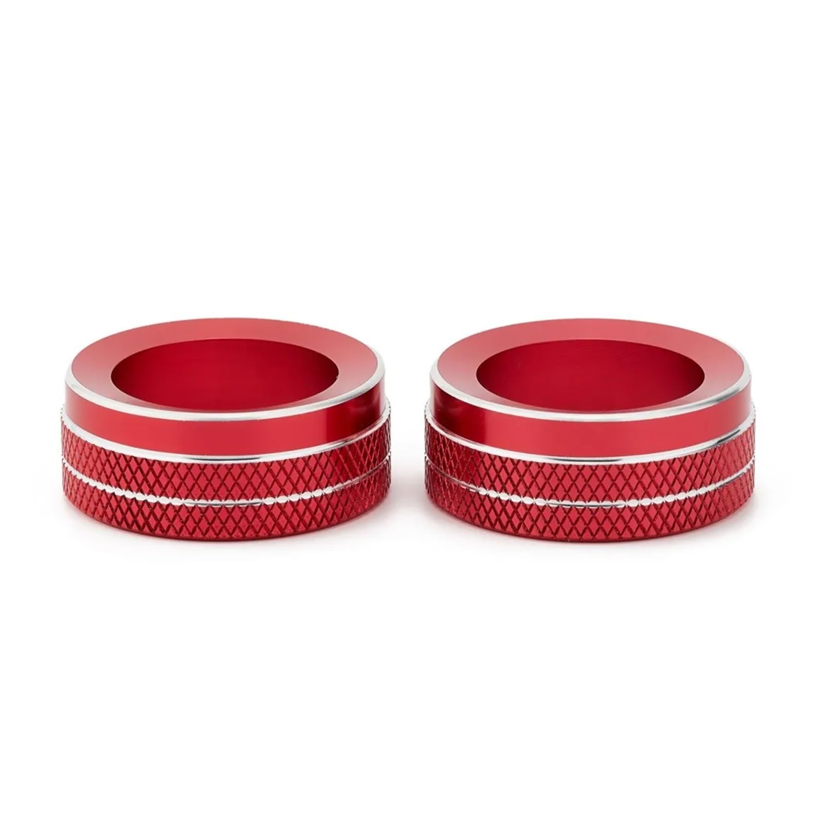 NEGRO Aufkleber for den Zierring der Autoklimaanlage-Knopfabdeckung, passend for Mazda, 3 Axela CX-30 Artez 2020–2022, Autozubehör, Styling anpassen Armaturenbrett-Knopf-Akzent(Red) von NEGRO
