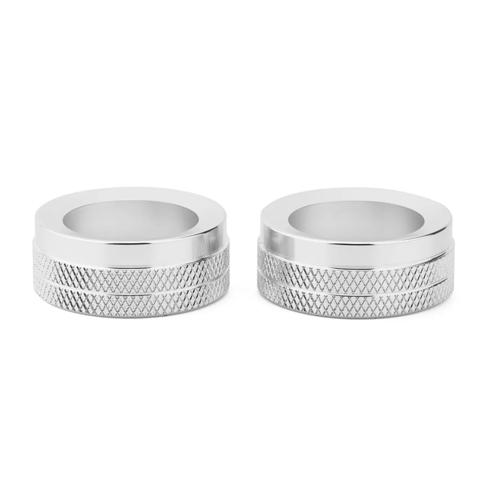 NEGRO Aufkleber for den Zierring der Autoklimaanlage-Knopfabdeckung, passend for Mazda, 3 Axela CX-30 Artez 2020–2022, Autozubehör, Styling anpassen Armaturenbrett-Knopf-Akzent(Silver) von NEGRO