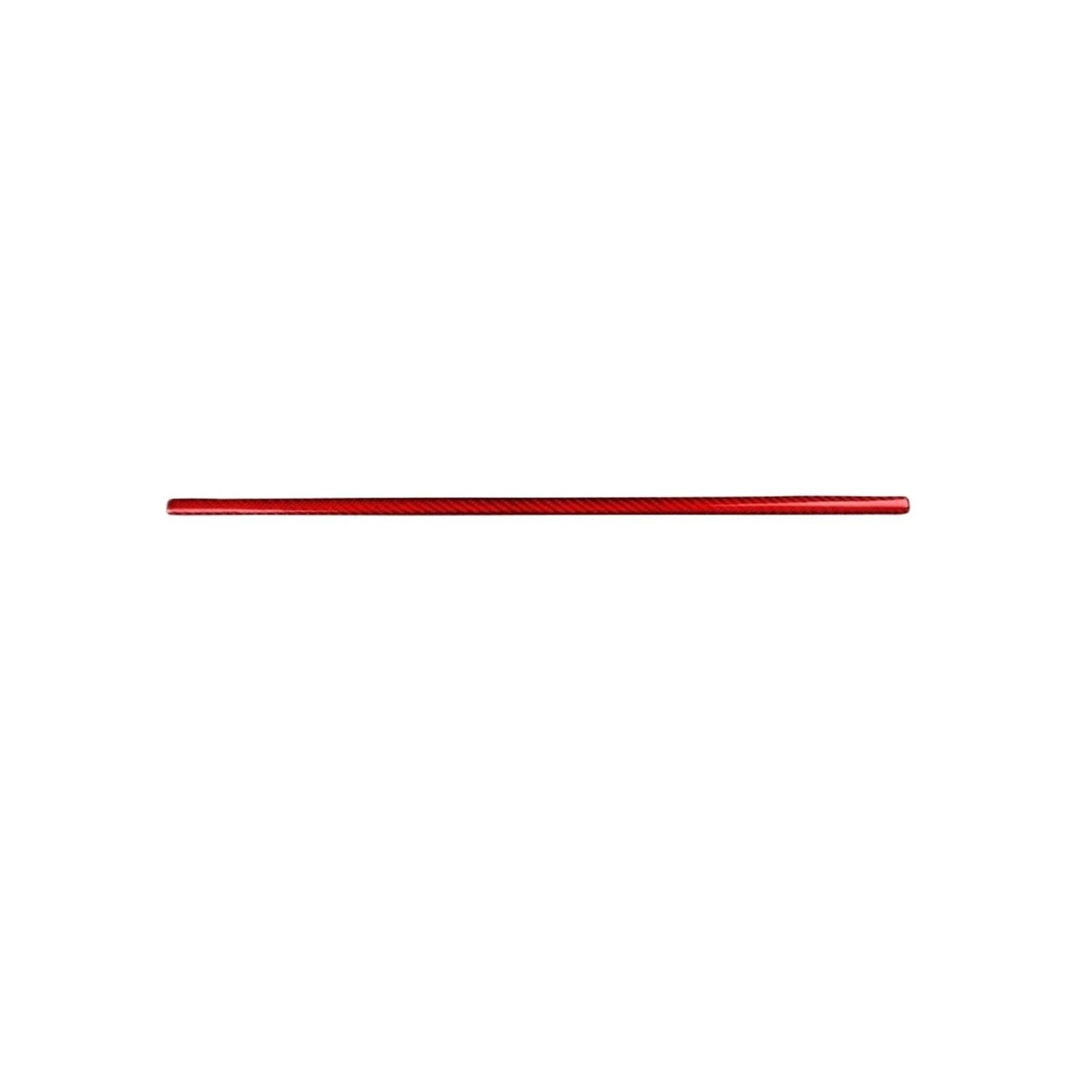 NEGRO Aufkleber for die Co-Pilot-Zentralsteuerungsleiste, passend for Subaru, BRZ Toyota, GR86 2021–2024, Zubehör aus Kohlefaser Co-Pilot-Zieraufkleber für das Armaturenbrett(Red) von NEGRO
