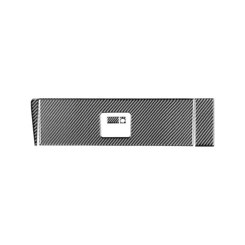 NEGRO Aufkleber zur Verkleidung der Co-Pilot-Aufbewahrungsbox, passend for Lexus, IS 1999–2005, Innendekoration des Autoabdeckungsrahmens aus Kohlefaser Co-Pilot-Zieraufkleber für das Armaturenbrett(L von NEGRO