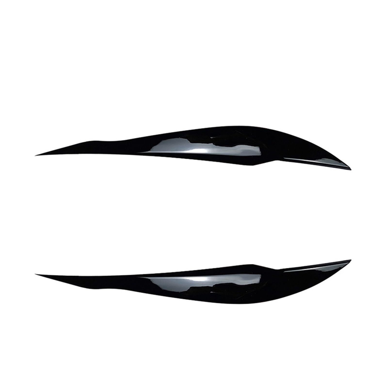 NEGRO Auto-Scheinwerferdeckel, passend for BMW 3er F30 F31 318i 320i 2012–2018, glänzendes Carbon-Schwarz, Augenbrauen-Abdeckung, Augenlider-Aufkleber, neu Rücklicht-Augenlid (Size : Gloss Black) von NEGRO