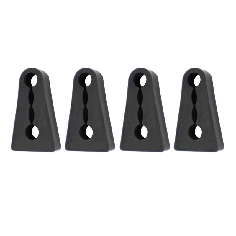 NEGRO Auto Sound Dämpfer Türschloss Puffer,Fit for 5 Series E60 E61 F10 F11 F07 Schalldichte Quietschen Deaf Seal deadener Trittschalldämmung Autotür-Stoßdämpfer von NEGRO