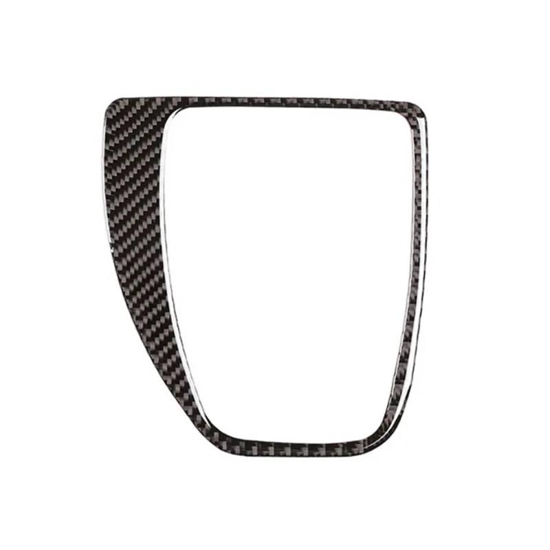 Car Styling Real Carbon Fiber Interior Center Control Gear Shift Panel Außenrahmenabdeckungsverkleidung, passend for 5 Series E60 E61 2004–2010 von NEGRO