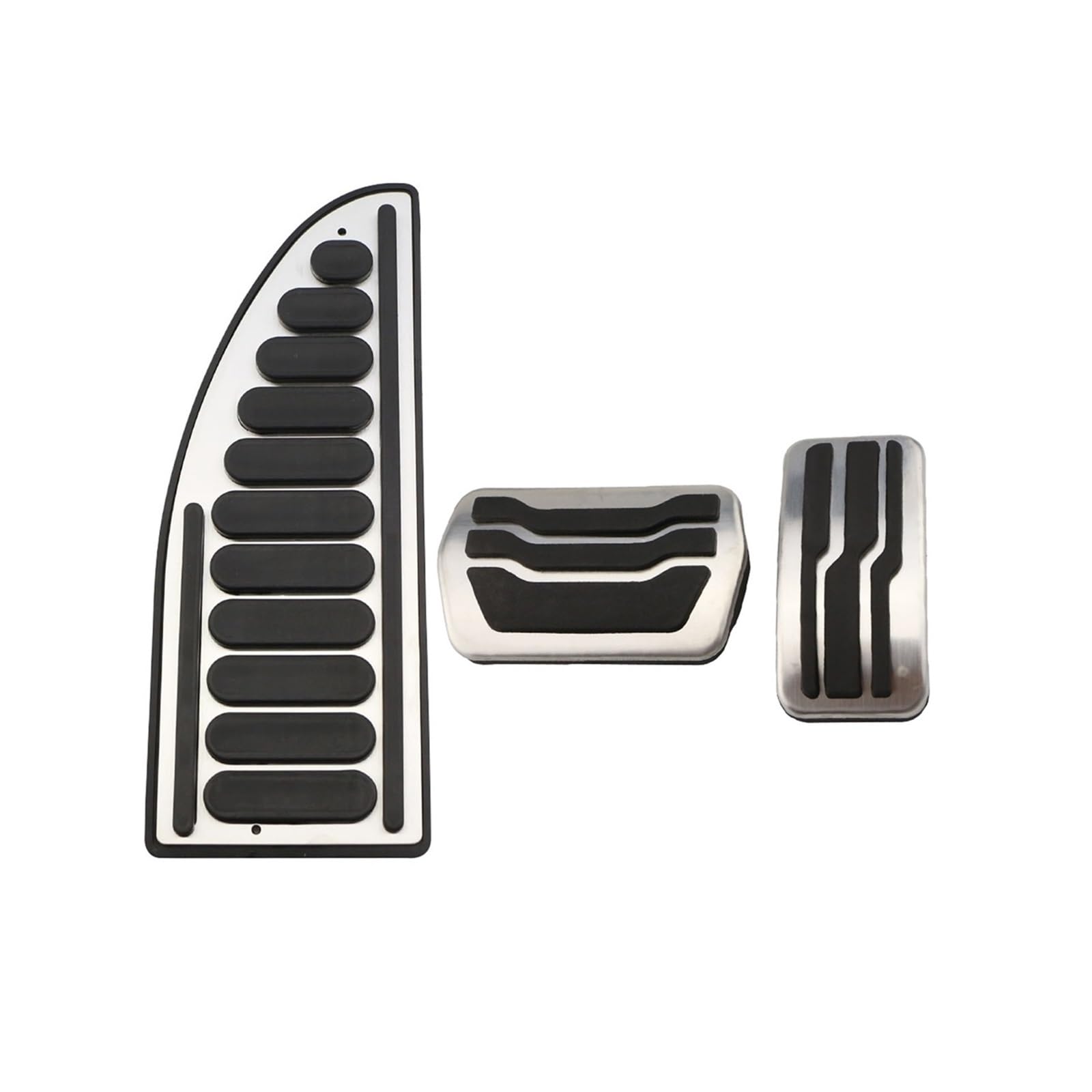 NEGRO Bremspedal passend for Ford Focus 2 3 4 MK2 MK3 MK4 Kuga Escape RS ST 2005-2019 Kupplungssatz Pads Edelstahl Auto Pedale Abdeckungen auto pedal abdeckung(AT with Rest) von NEGRO