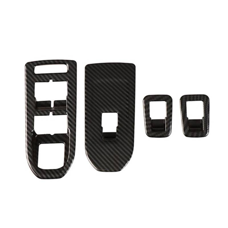 Carbon Fiber Fenster Glas Lift-Taste Trim Schalter Abdeckung Tür Armlehne Panel Aufkleber Fit for VW Golf 8 MK8 2020 2021 von NEGRO