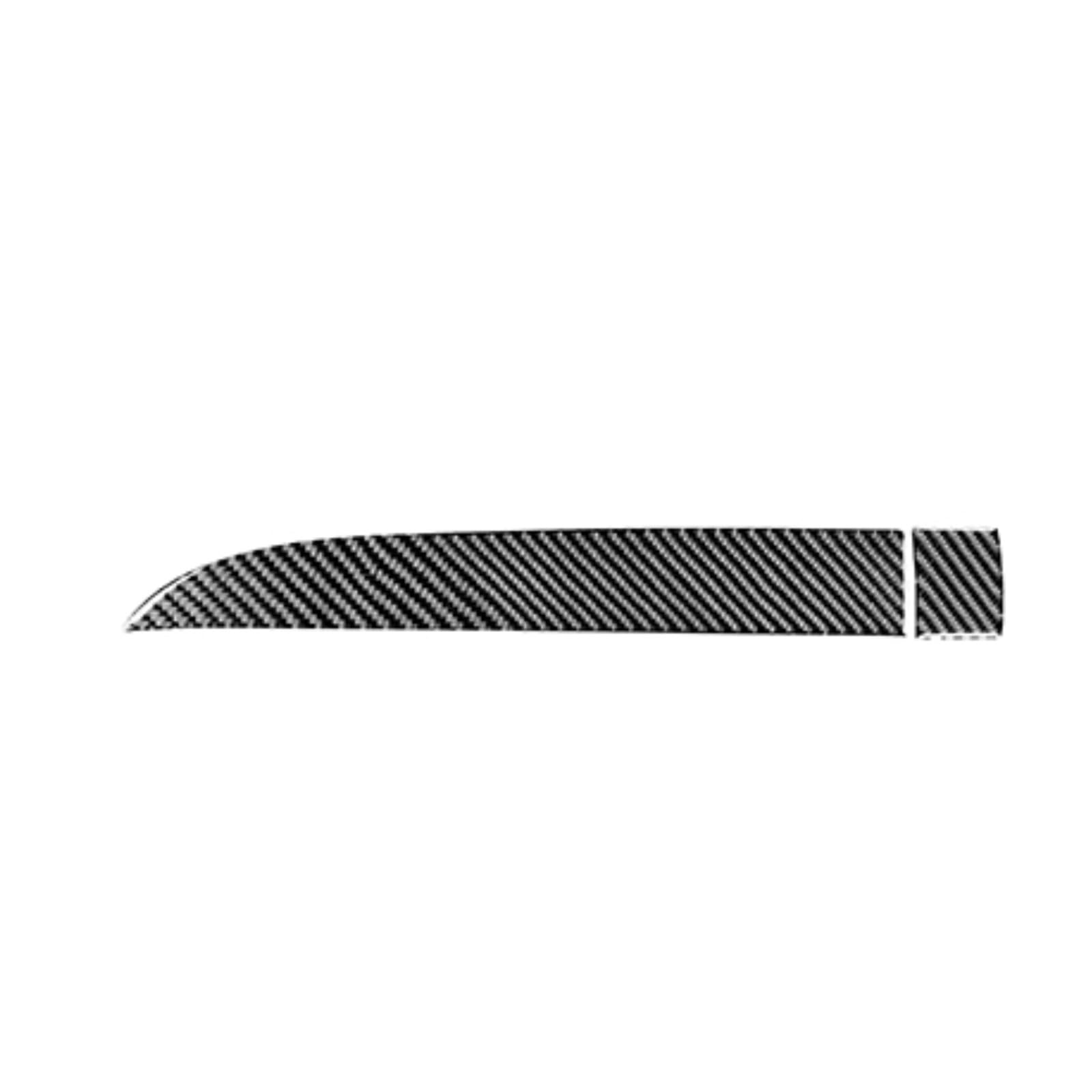 NEGRO Co-Pilot-Instrumententafel-Aufkleber, passend for 6 M6 F12 F13 F06 2011-2018 M Sport Carbon Fiber Auto-Innenzubehör dekorativ Co-Pilot-Zieraufkleber für das Armaturenbrett(1 LHD) von NEGRO