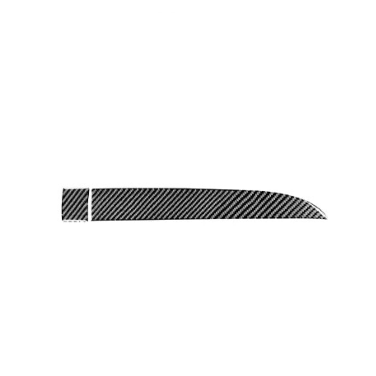 NEGRO Co-Pilot-Instrumententafel-Aufkleber, passend for 6 M6 F12 F13 F06 2011-2018 M Sport Carbon Fiber Auto-Innenzubehör dekorativ Co-Pilot-Zieraufkleber für das Armaturenbrett(1 RHD) von NEGRO
