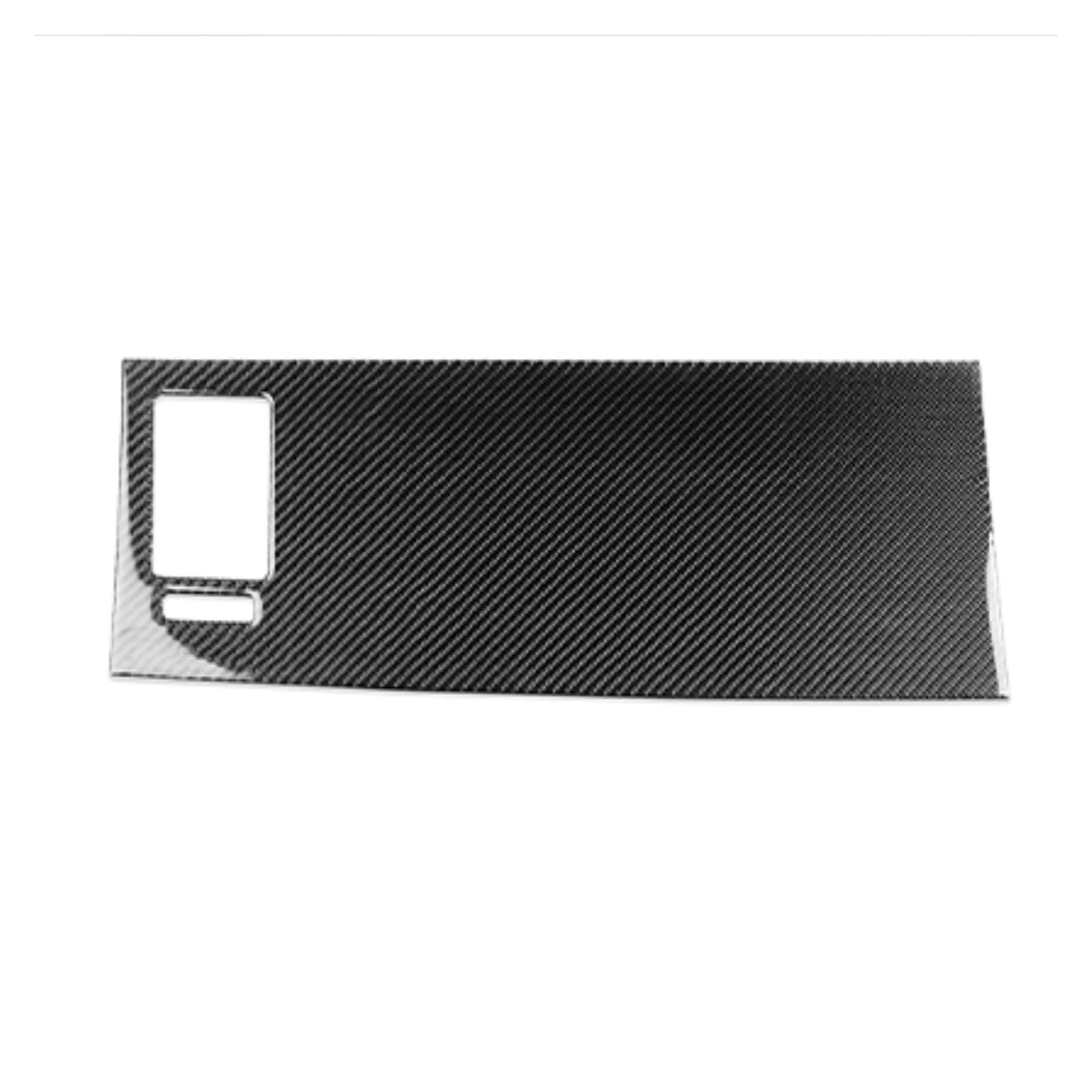 NEGRO Co-Pilot-Instrumententafel-Aufkleber, passend for Mazda, CX9 CX-9 2010-2015, Carbonfaser-Zierleiste, Auto-Innenausstattung, dekorativ Co-Pilot-Zieraufkleber für das Armaturenbrett(Black RHD) von NEGRO