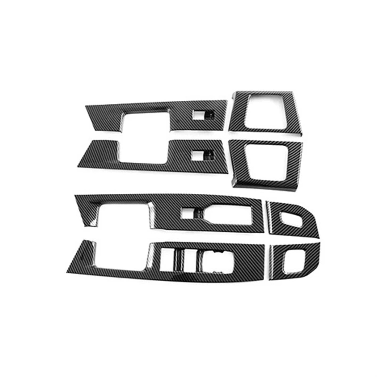 NEGRO Fenster Glas Lift-Taste Trim Schalter Abdeckung Tür Armlehne Panel Aufkleber Fit for Ford F150 2022 2023 Schalttafel für die Mittelkonsole des Autos von NEGRO