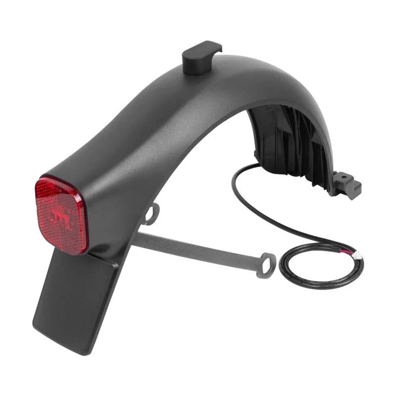 NEGRO Hinterer Kotflügel for Elektroroller, passend for Segway, passend for Ninebot, F2-Kotflügelhalterung hinten, Spritzschutz for KickScooter-Reifen mit Rücklicht Hinterer Spritzschutz für Roller von NEGRO