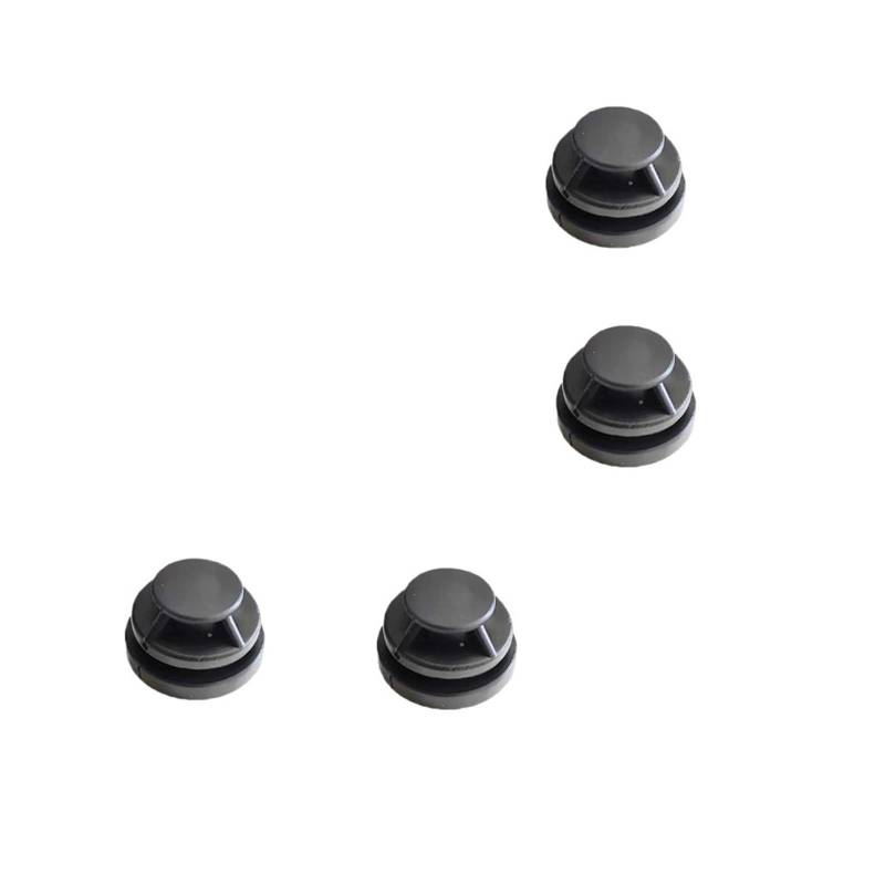 NEGRO Motorabdeckungsgummi, passend for Mazda, CX-5 2013-2021, obere Zierleisten-Tüllenhalterung Motor-Gummigehäuse(4X) von NEGRO