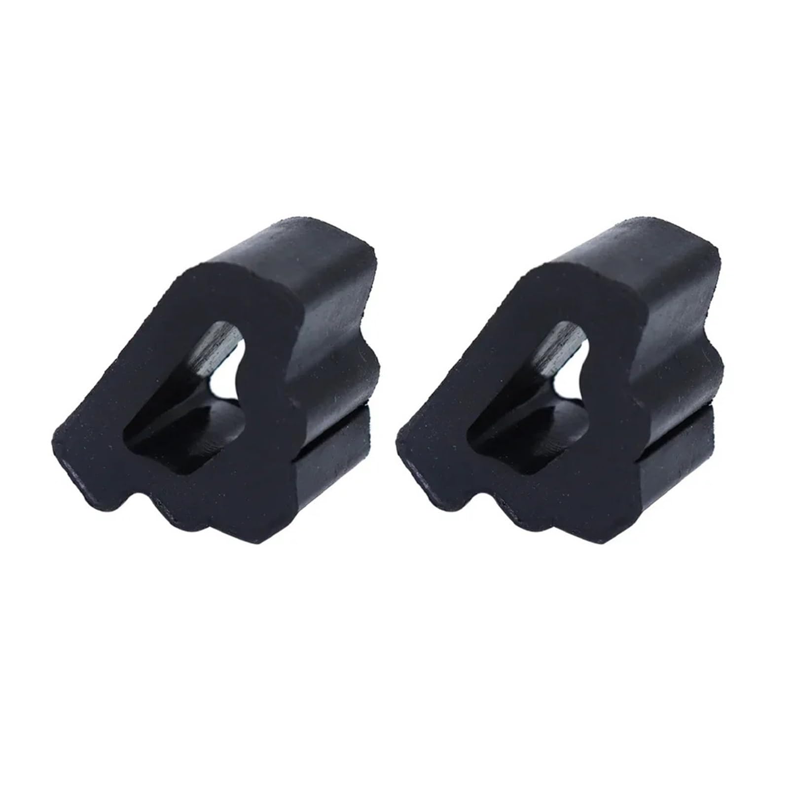 NEGRO Motorabdeckungsgummi, passend for VW, passend for Jetta MK2, 1984-1992 Motorhaubenflügelführung Haubenanschlagpuffer Dreiecksdämpfungsblockpolster Kissen Ersatzteil Motor-Gummigehäuse(2PC) von NEGRO