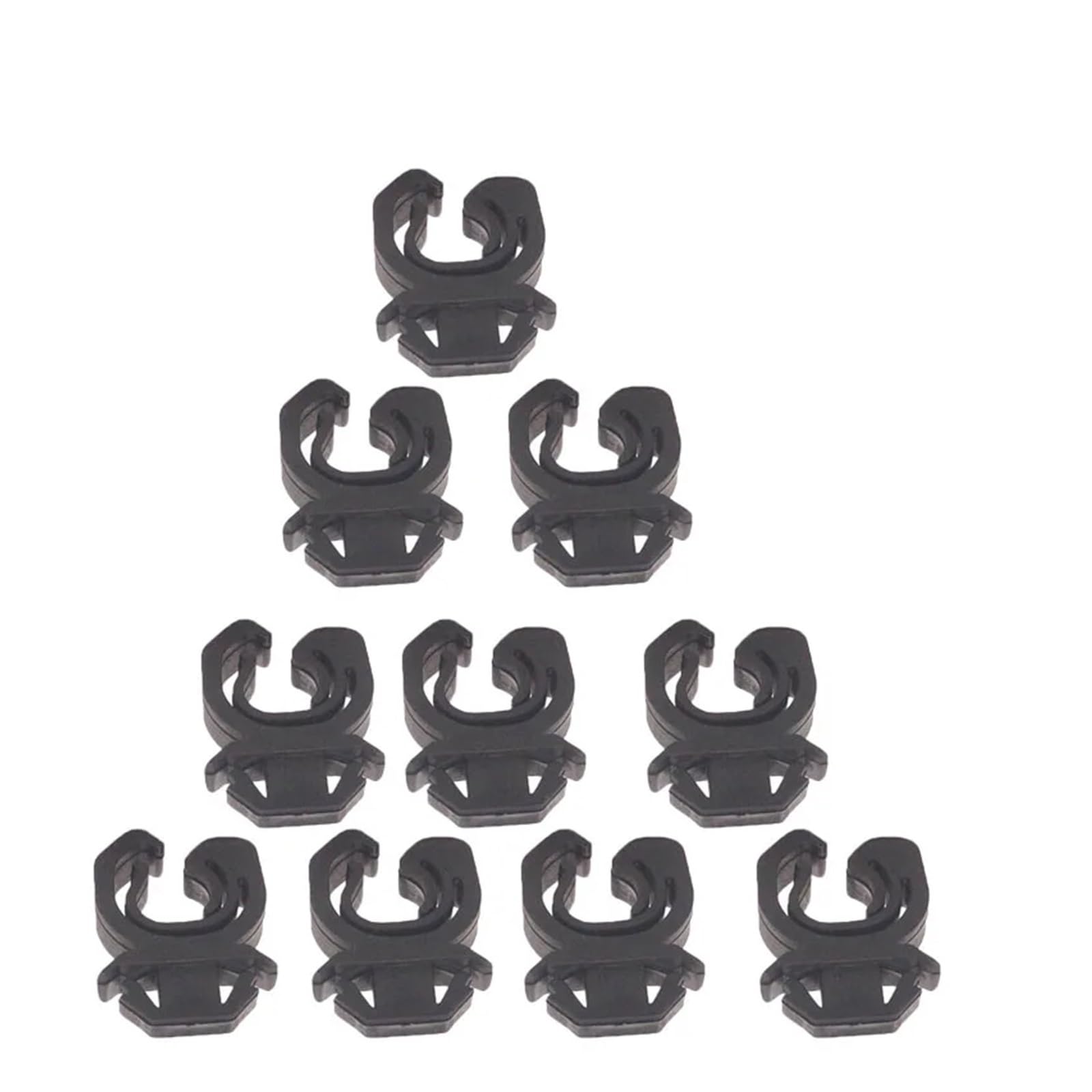 NEGRO Motorhaubenstange, Haubenstütze, Stütze, Clip, passend for Opel, Astra G T98 Zafira A T98 Calibra C89 Omega B Lotus Omega Vectra A Corsa B S93 Halterungen für Haubenstützen(10X) von NEGRO