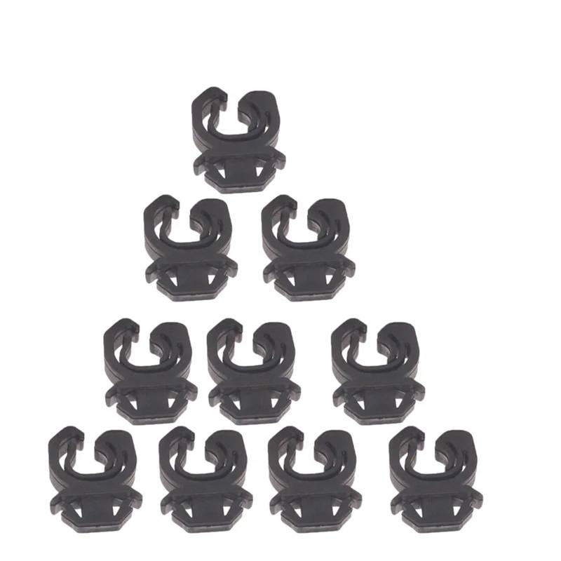NEGRO Motorhaubenstange, Haubenstütze, Stütze, Clip, passend for Opel, Astra G T98 Zafira A T98 Calibra C89 Omega B Lotus Omega Vectra A Corsa B S93 Halterungen für Haubenstützen(10X) von NEGRO