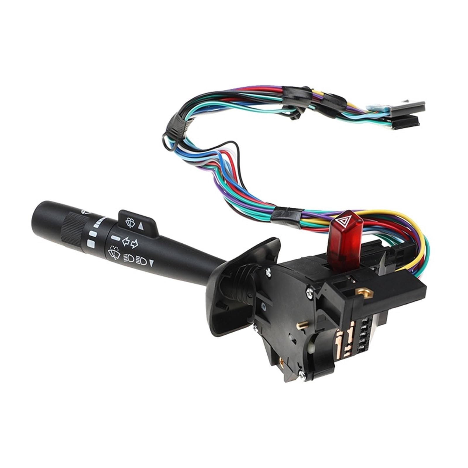 NEGRO Ohne Tempomat Blinker Warndimmer Schalter Passend for Chevy GMC, 26102160 26102160 Auto-Blinkerhebel NEGRO Ohne Tempomat Blinker Warndimmer Schalter Passend for Chevy GMC, 26102160 26102160 Auto-Blinkerhebel von NEGRO
