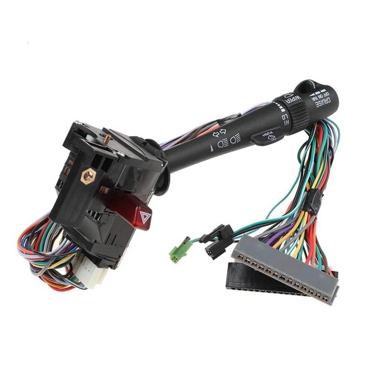 NEGRO Scheibenwischerarm Blinkerhebelschalter passend for GMC, GM, 26010837 26062270 26083635 Multifunktions-Kombinationsschalter Auto-Blinkerhebel von NEGRO