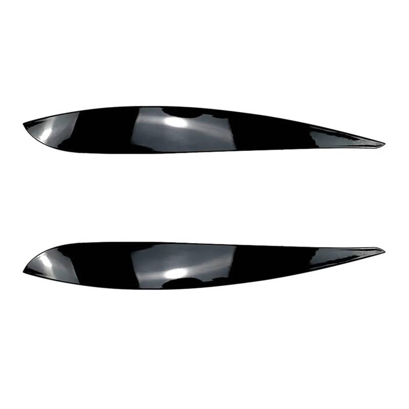 NEGRO Scheinwerfer-Augenbrauen-Aufkleber, passend for Volkswagen, passend for VW, passend for Polo 4 MK4 9N 9N3 2005–2009, Augenlider-Abdeckung, Augenlider-Verkleidung, Body-Kit, Autozubehör Rücklicht von NEGRO