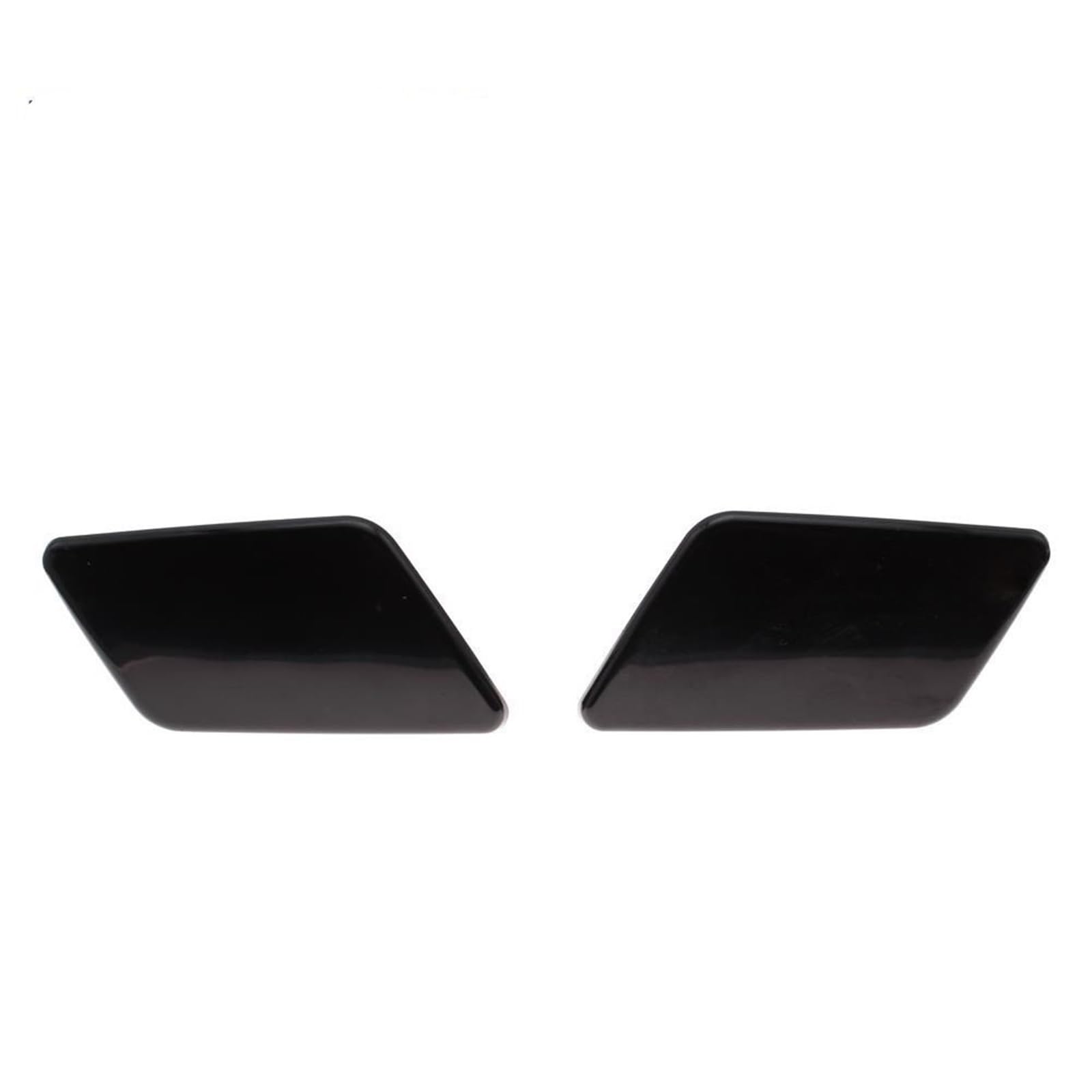 NEGRO Vorne Links Rechts Scheinwerfer Lampe Spray Waschanlage Düse Abdeckung Unlackiert for X1 E84 2009 2010 2011 2012 51112993585 51112993586 Abdeckkappe der Waschdüse(Black SET) von NEGRO