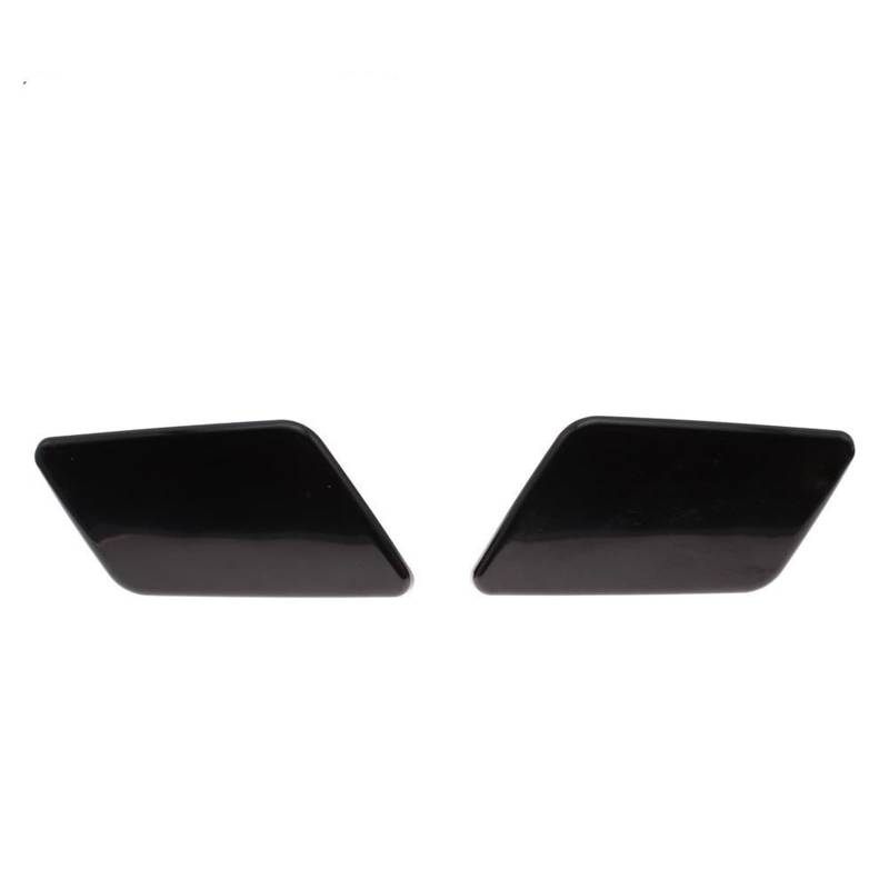NEGRO Vorne Links Rechts Scheinwerfer Lampe Spray Waschanlage Düse Abdeckung Unlackiert for X1 E84 2009 2010 2011 2012 51112993585 51112993586 Abdeckkappe der Waschdüse(Black SET) von NEGRO