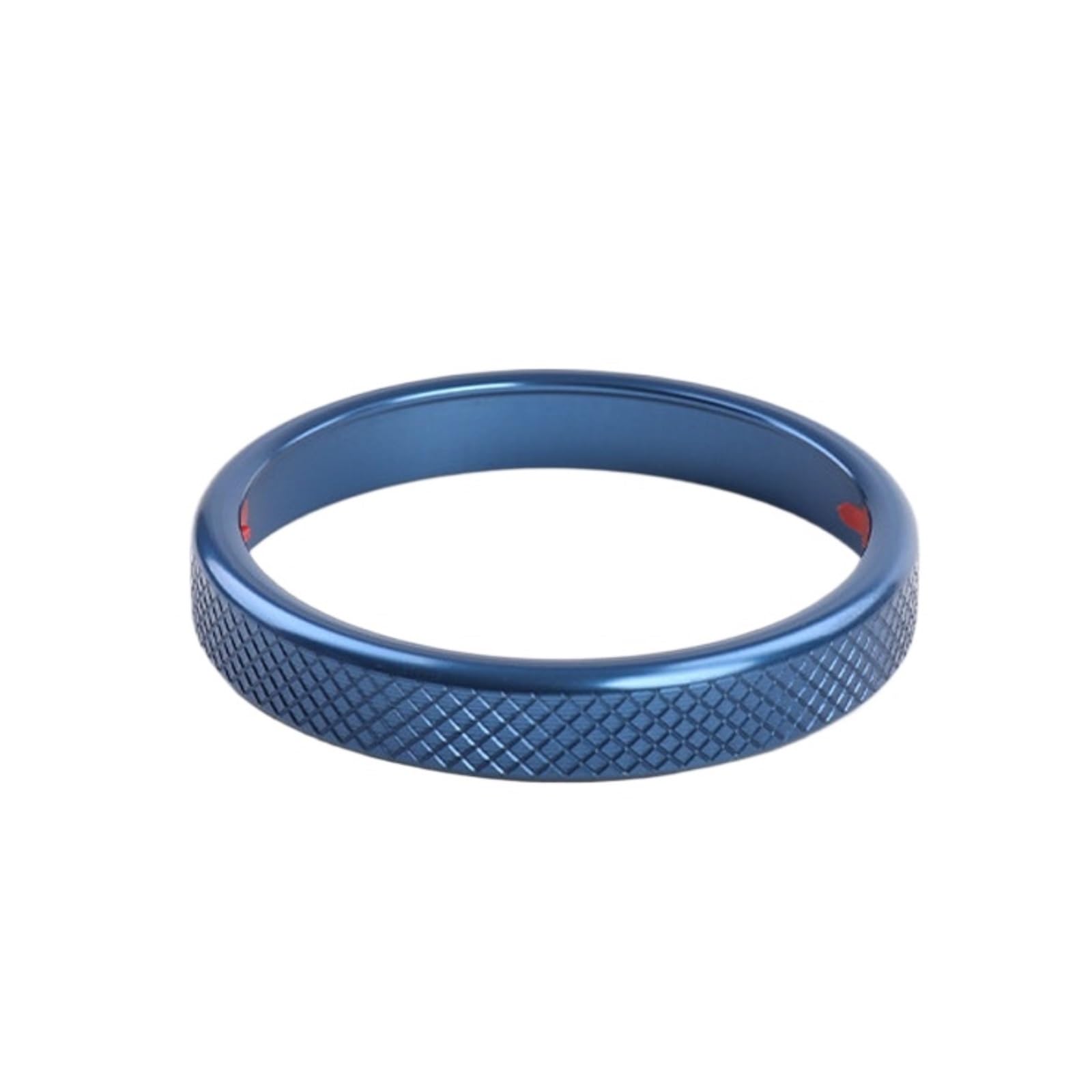 NEGRO Zierleiste for Schaltknaufringabdeckung, passend for Hyundai, Palisade 2019–2024, Zierringabdeckung for den zentralen Schaltknauf der Konsole Armaturenbrett-Knopf-Akzent(Blue) von NEGRO