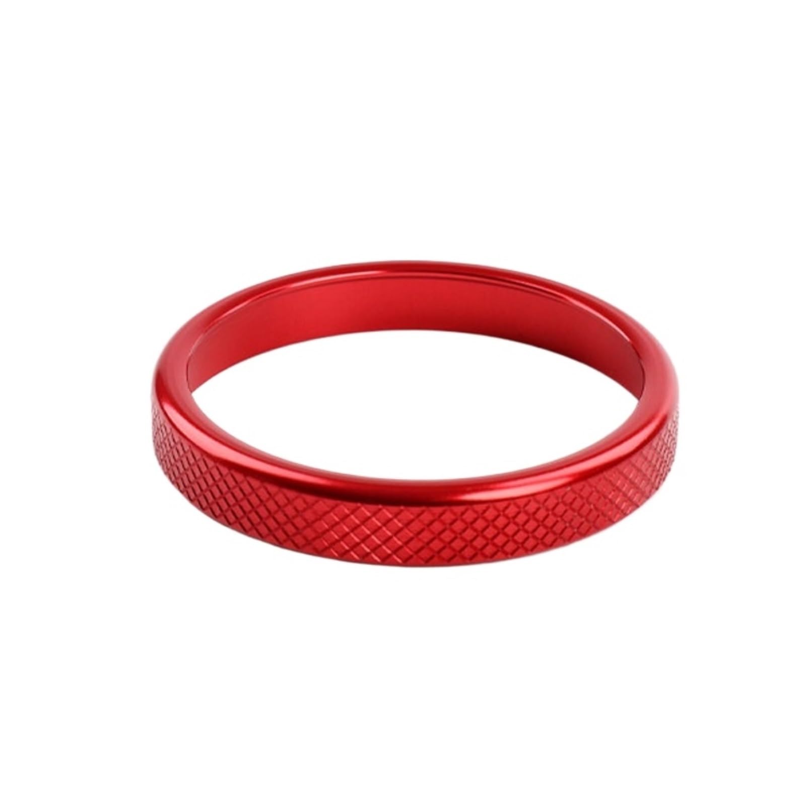 NEGRO Zierleiste for Schaltknaufringabdeckung, passend for Hyundai, Palisade 2019–2024, Zierringabdeckung for den zentralen Schaltknauf der Konsole Armaturenbrett-Knopf-Akzent(Red) von NEGRO
