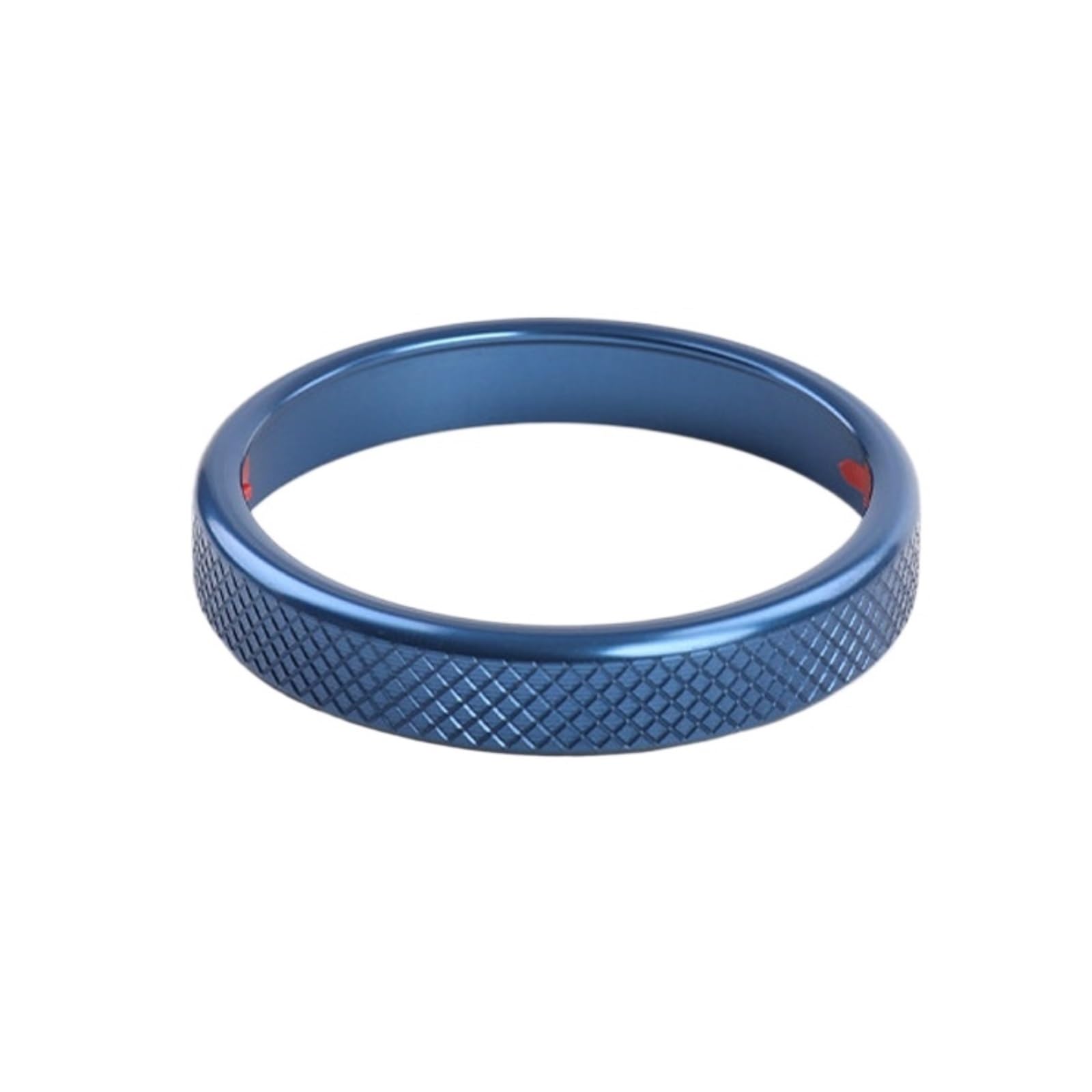 NEGRO Zierleiste for Schaltknaufringabdeckung, passend for KIA, Mohave 2021–2024, Innenverkleidung for Schaltknaufringabdeckung der Mittelkonsole Armaturenbrett-Knopf-Akzent(Blue) von NEGRO