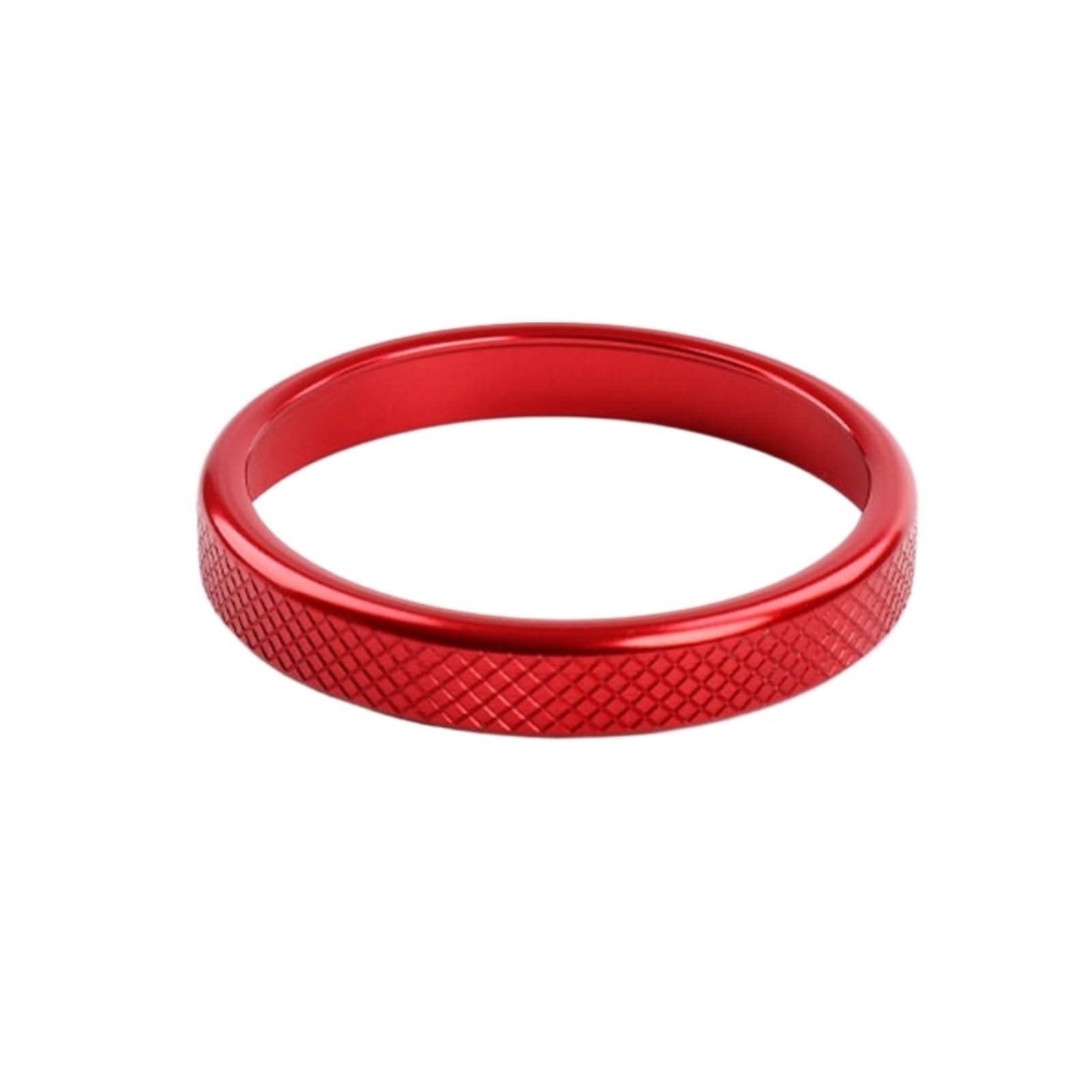 NEGRO Zierleiste for Schaltknaufringabdeckung, passend for KIA, Mohave 2021–2024, Innenverkleidung for Schaltknaufringabdeckung der Mittelkonsole Armaturenbrett-Knopf-Akzent(Red) von NEGRO