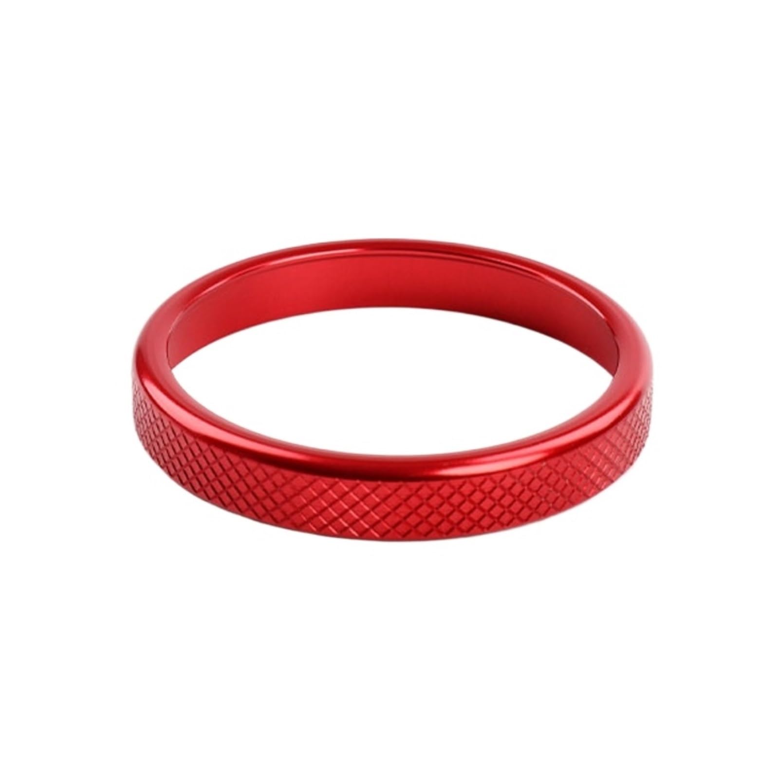 NEGRO Zierringabdeckung for den Schaltknauf, passend for Hyundai, Santa Fe 2021 2022 2023, Zierringabdeckung for den zentralen Schaltknauf der Konsole Armaturenbrett-Knopf-Akzent(Red) von NEGRO