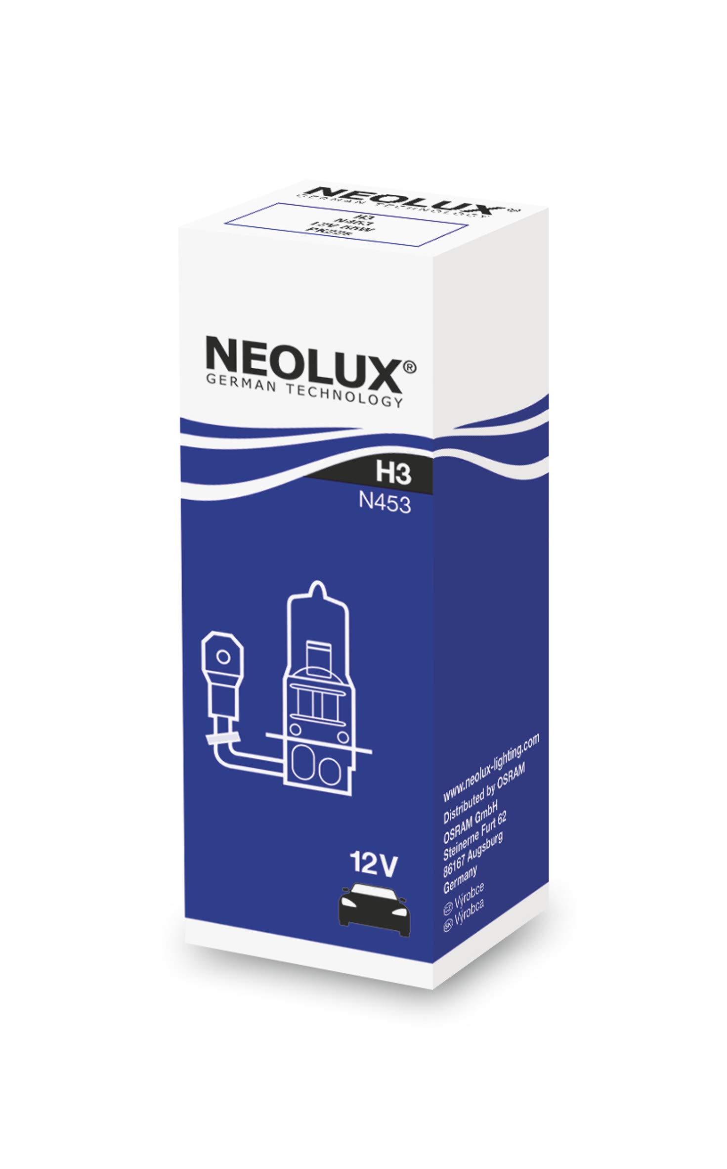 H3 12V 55W PK22s 1st. Neolux H3 12V 55W PK22s 1st. Neolux von NEOLUX