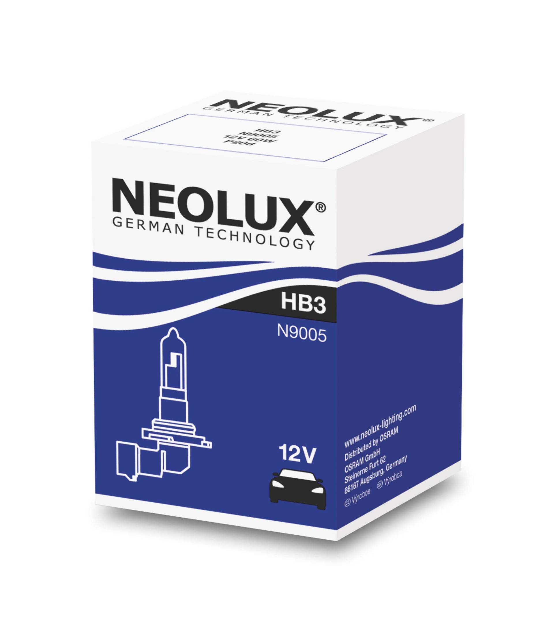 HB3 12V 60W P20d 1st. Neolux HB3 12V 60W P20d 1st. Neolux von NEOLUX