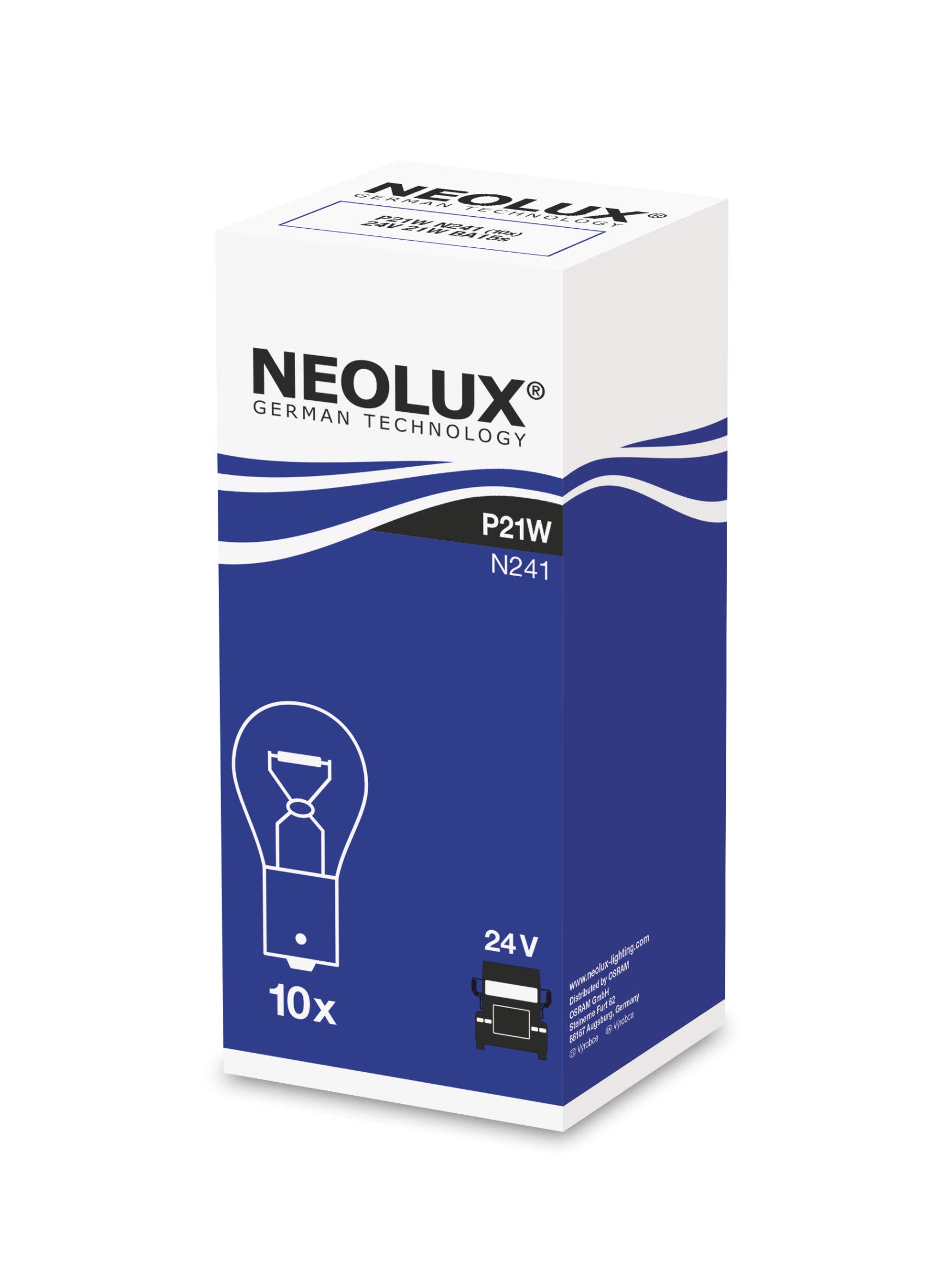 Neolux P21W 24V 21W BA15s 1st von NEOLUX