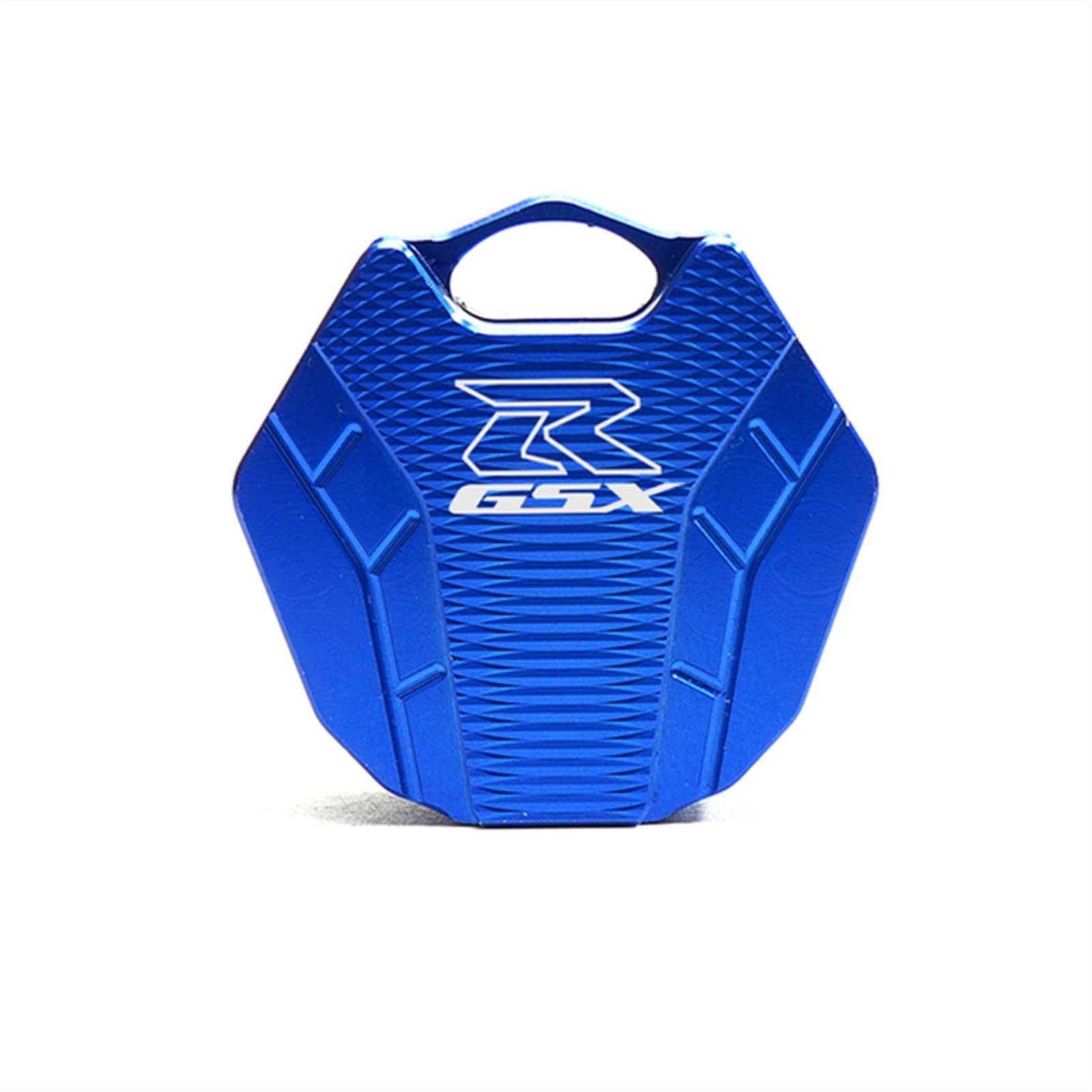 Motorrad Schlüsselanhänger Für Suzuki GSXR 600 750 1000 R/X GSX R750 K1 K5 K7 Motorradzubehör CNC Schlüsselhülle Hülle & Verdickter Stoff Schlüsselanhänger (Farbe : Blau, Size : 1) von NEOOX
