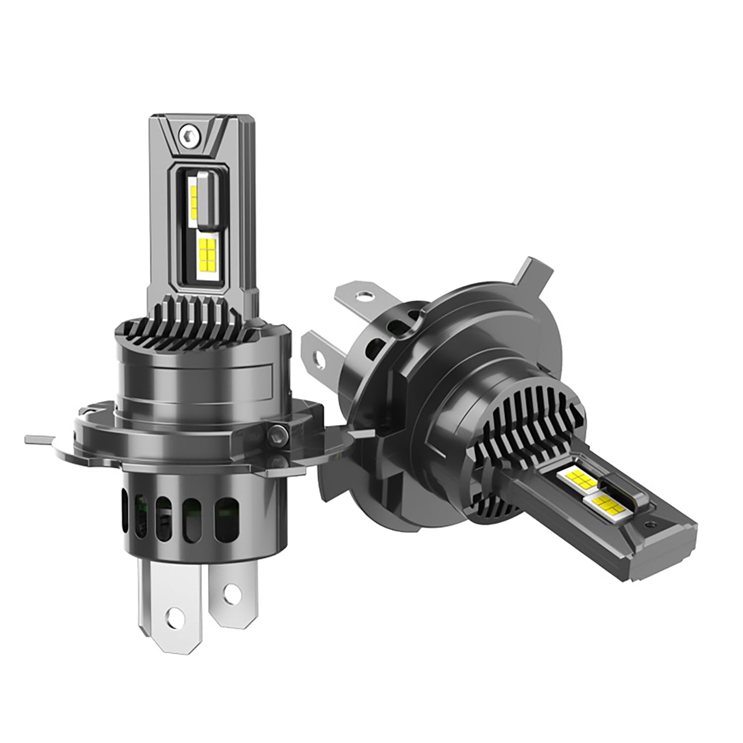 NEOVSUNY H4 Halogen Lampe 500% Helligkeit, 6000K Weiß 18000LM H4 Scheinwerferlampe, 12V H4 Abblendlicht H4 Halogen Glühbirne, 2 Stück von NEOVSUNY