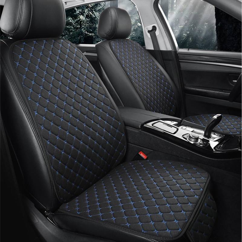 NETHIX 5 Sitzplätze Universal Autositzbezüge für BMW XM Label 2023 2024 2025 2026 Autositzkissen Autositzschoner Schonbezüge für Autositze,Black+Blue von NETHIX
