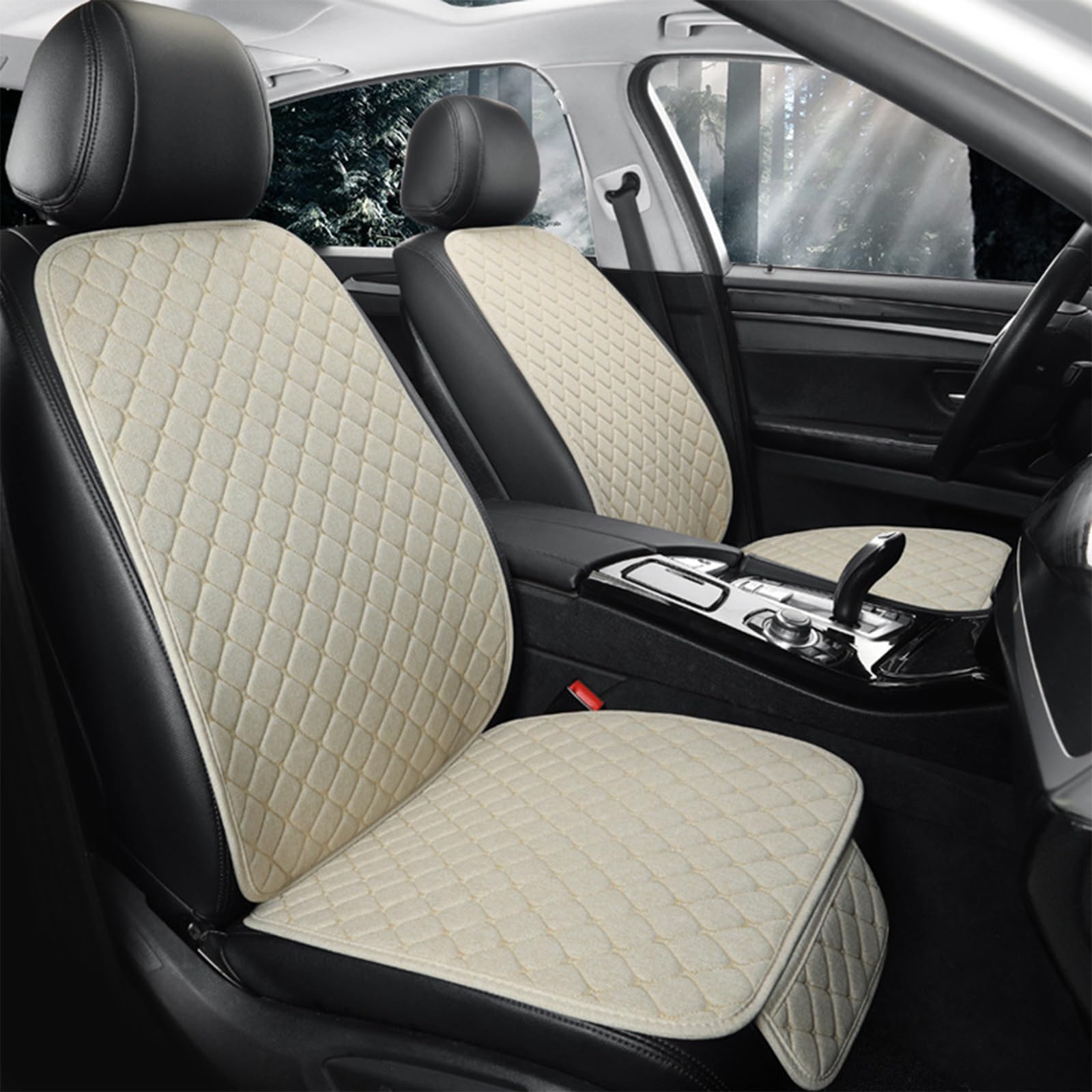 NETHIX 5 Sitzplätze Universal Autositzbezüge für Lexus CT 1.8 VVT-i 200h 2011–2022 Autositzkissen Autositzschoner Schonbezüge für Autositze,Beige NETHIX 5 Sitzplätze Universal Autositzbezüge für Lexus CT 1.8 VVT-i 200h 2011–2022 Autositzkissen Autositzschoner Schonbezüge für Autositze,Beige von NETHIX
