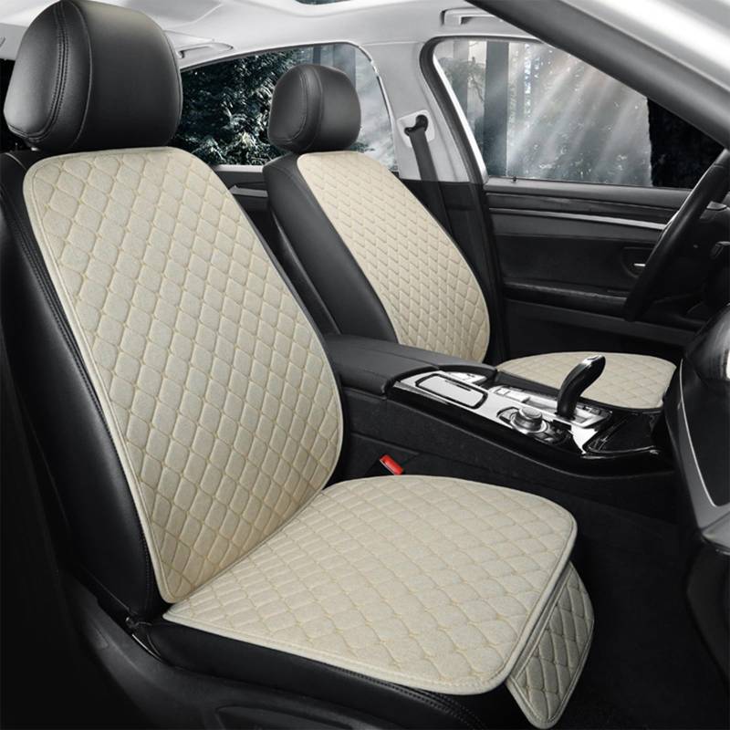 NETHIX 5 Sitzplätze Universal Autositzbezüge für Lexus CT 1.8 VVT-i 200h 2011–2022 Autositzkissen Autositzschoner Schonbezüge für Autositze,Beige von NETHIX