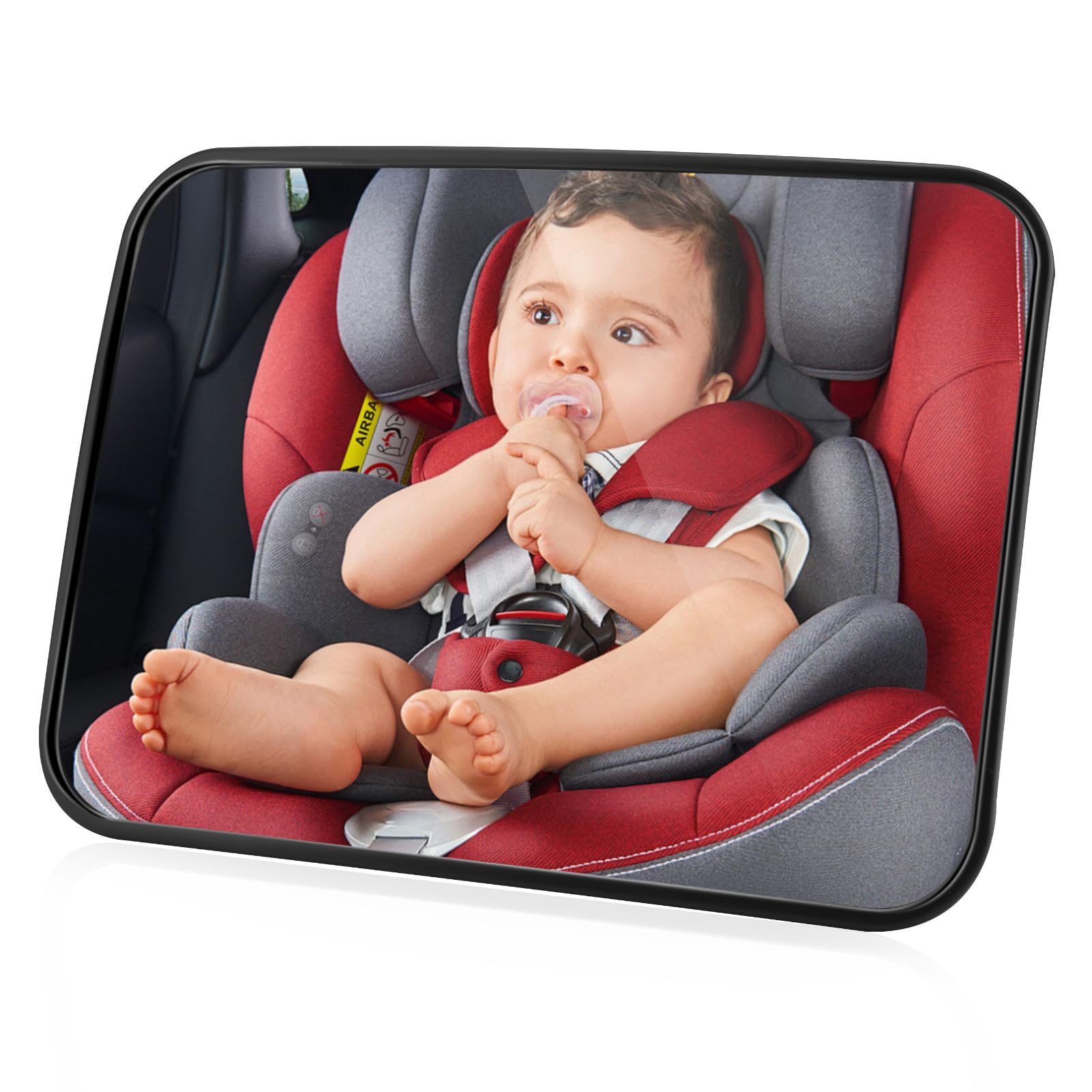 NEUTYPECHIC Spiegel Auto Baby Rückbank, Auto Spiegel für baby, Autospiegel Baby Rücksitz für Allerlei Kopfstützen mit Groß Vision Verstellbare Elastische, Bruchsicher, für Kindersitz und Babyschale NEUTYPECHIC Spiegel Auto Baby Rückbank, Auto Spiegel für baby, Autospiegel Baby Rücksitz für Allerlei Kopfstützen mit Groß Vision Verstellbare Elastische, Bruchsicher, für Kindersitz und Babyschale von NEUTYPECHIC