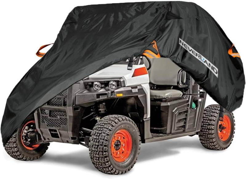 Neverland UTV Abdeckung, Allwetterschutz, Seite an Seite, Abdeckung für 2-3 Beifahrer, universell für Polaris Ranger RZR Yamaha Honda Can Am Defender (320 x 177,8 x 190,5 cm) von NEVERLAND