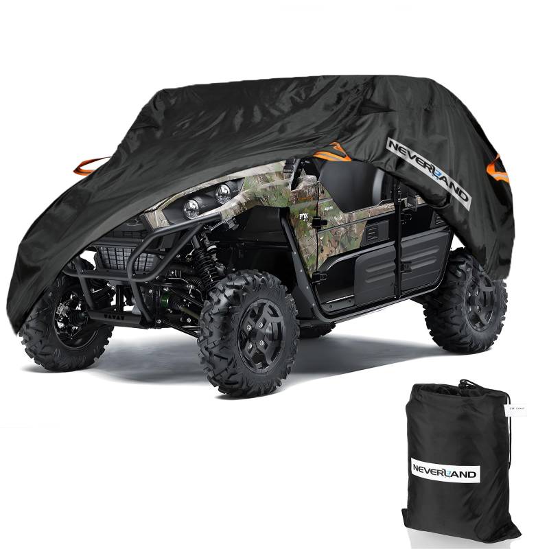 UTV Abdeckung Utility Vehicle Cover SxS Wasserdicht Staubdicht 4 Räder Abdeckung für Polaris Ranger XP 1000 900 800 Premium Honda Yamaha Can-Am Kawasaki 【NIVERLAND】 von NEVERLAND