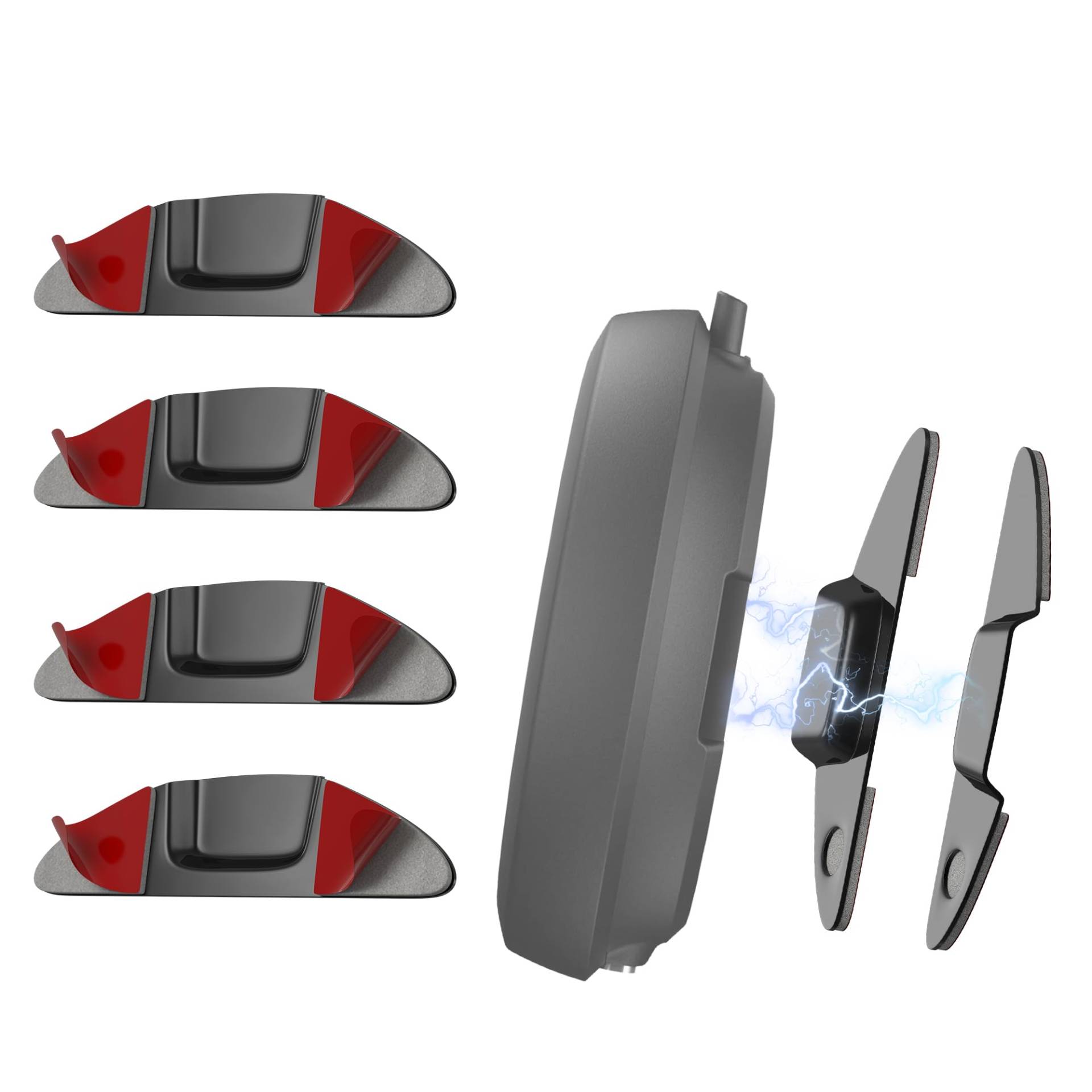 NEWZEROL 4 Stück Ersatz Metallplättchen Set Kompatibel für OOONO 2 / OOONO P-disc No 3/ OOONO Park NO2 / NO1, Stabiler, Fällt Nicht leicht ab,Doppelkleber für Elektronische Parkscheibe NEWZEROL 4 Stück Ersatz Metallplättchen Set Kompatibel für OOONO 2 / OOONO P-disc No 3/ OOONO Park NO2 / NO1, Stabiler, Fällt Nicht leicht ab,Doppelkleber für Elektronische Parkscheibe von NEWZEROL