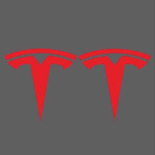 Auto Emblem für Tesla Model Y, Aufkleber Buchstaben Emblem Aufkleber, Auto Body Abzeichen Sticker, Logo Abzeichen Styling Dekorationsaufkleber Zubehör,E von NEZIH