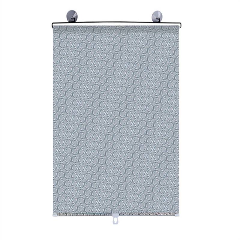 Sonnenblenden Rollos Saugnapf Sonnenschirm Sonnenschutz Fenstervorhang für Autofenster Autovisier (Farbe : Sliver, Größe : 45X125CM) von NEZIH