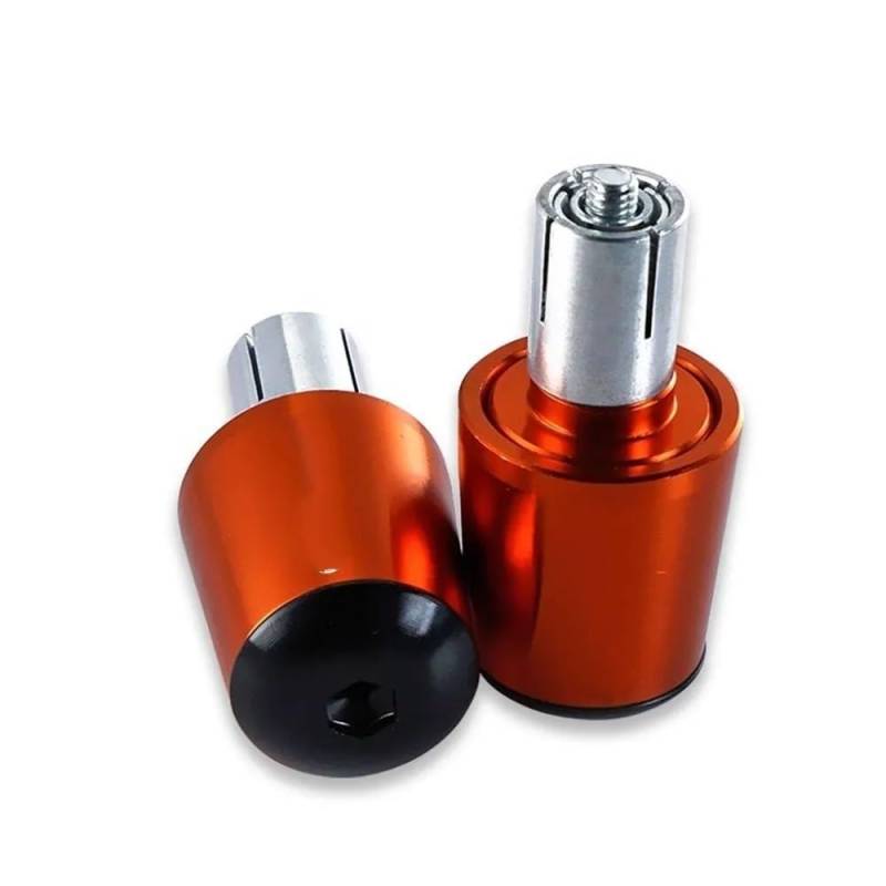 NFNVEKESD Lenkerendstopfen Für R1250GS Für R1200GS LC ADV GSA R 1250 GS Für Adventure Motorrad CNC-Lenker Lenkergriffe Kappe Endgriff Steckerkappe(Orange) von NFNVEKESD