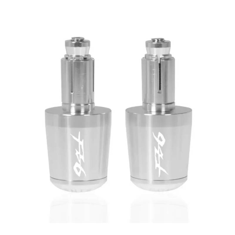 NFNVEKESD Lenkerendstopfen Für Y&amaha Für FZ6 Für FZ 6 Alle Baujahre 7/8" Motorrad Universal Lenkergriffe Enden Gegengewicht Lenker Schieber Endkappe Stecker(Sliver) von NFNVEKESD