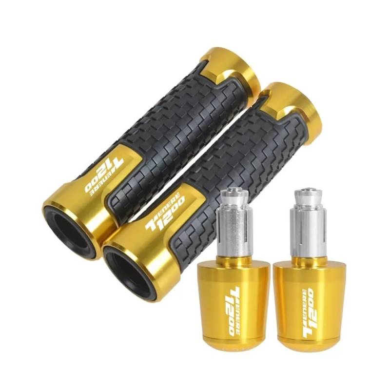 NFNVEKESD Lenkerendstopfen Für Y&amaha Für Tenere1200 2016 2017 2018 2019 Motorrad 7/8 "22MM Lenker Handgriffe Lenker Endkappe Stecker(A1) von NFNVEKESD