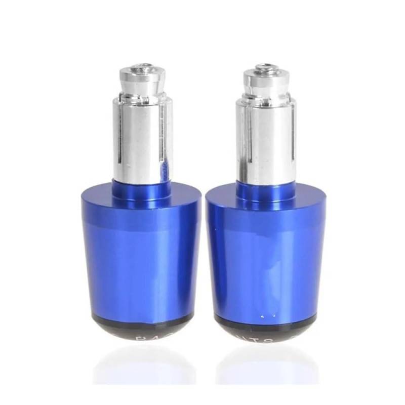 NFNVEKESD Lenkerendstopfen Motorrad 7/8 "22mm Lenker Handgriffe Ende Griff Bar Kappe Enden Stecker Für Hon┐da Für TRANSALP 600VK/VL 1989 1990(Blau Schwarz) von NFNVEKESD