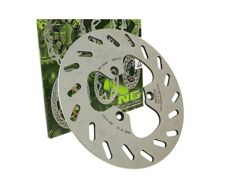NG Bremsscheibe kompatibel mit Derbi Fénix Ex 50 (VORN), Yamaaha DT 50 R, DT 50 SM, XT 125 X (HINTEN) von ng