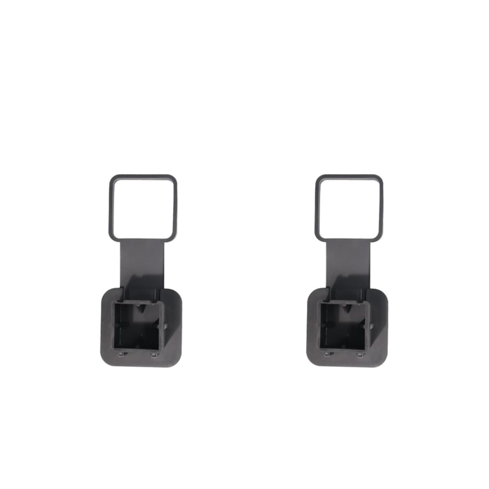 Anhängerkupplungen, 1/2 Stück Abschlepphakenabdeckung 2 Zoll Auto Anhänrkupplung Empfänrabdeckung Steckerkappen Gummi for Quadratische Mundsteckerschutzabdeckung(2Pcs) von NGBFF