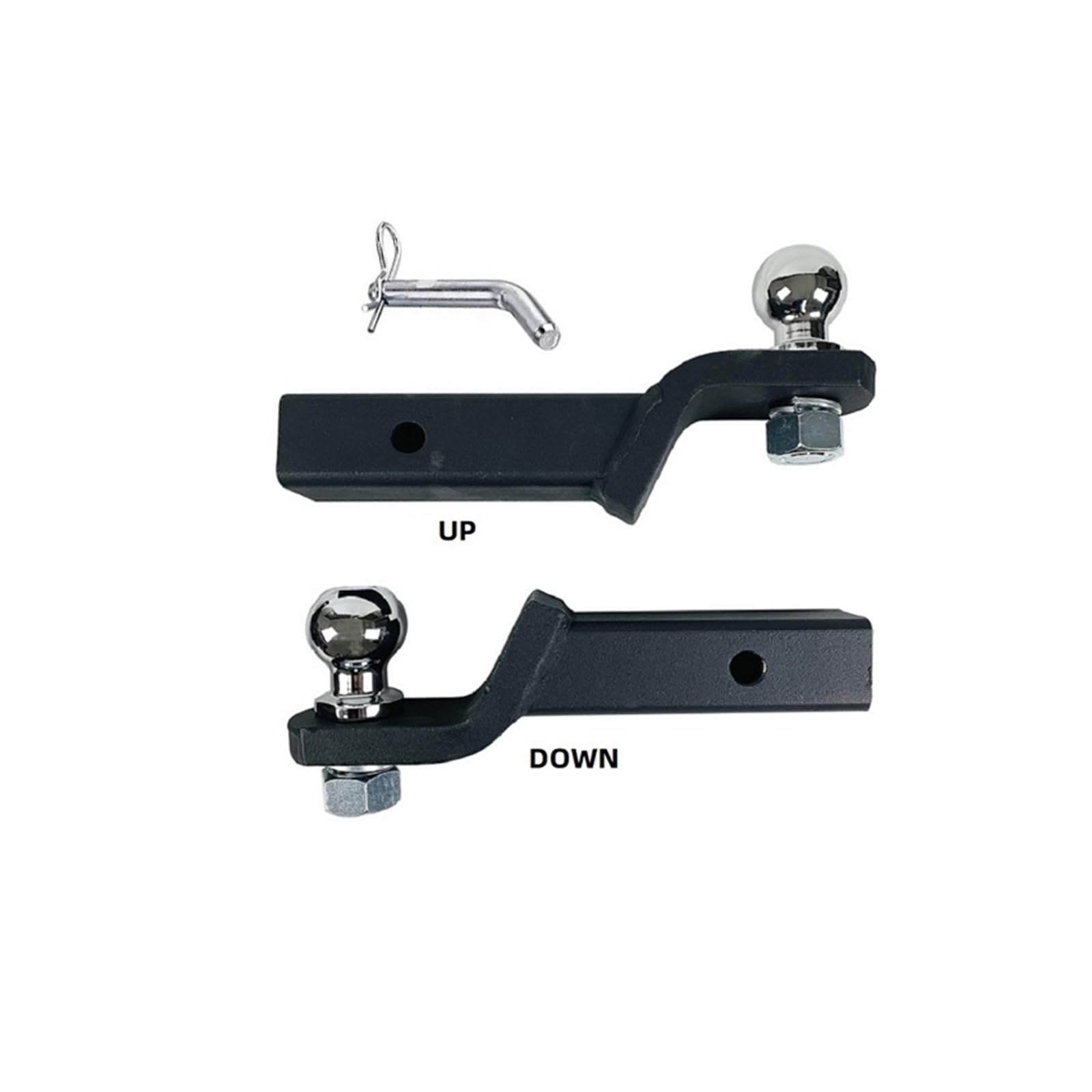 Anhängerkupplungen, 2-Zoll-Anhängerkupplungs-Anhängerkupplungsschale Mit Anhängerkupplungskugel Und Anhängerkupplungsstift. Anhängerteile(with 2inch Ball) von NGBFF