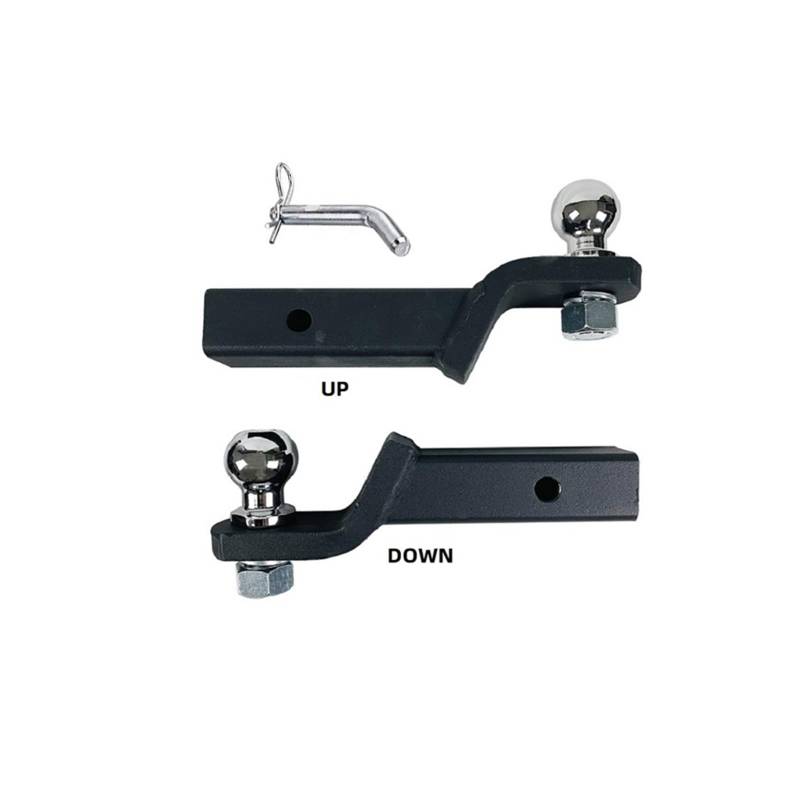 Anhängerkupplungen, 2-Zoll-Anhängerkupplungs-Anhängerkupplungsschale Mit Anhängerkupplungskugel Und Anhängerkupplungsstift. Anhängerteile(with 2inch Ball) von NGBFF